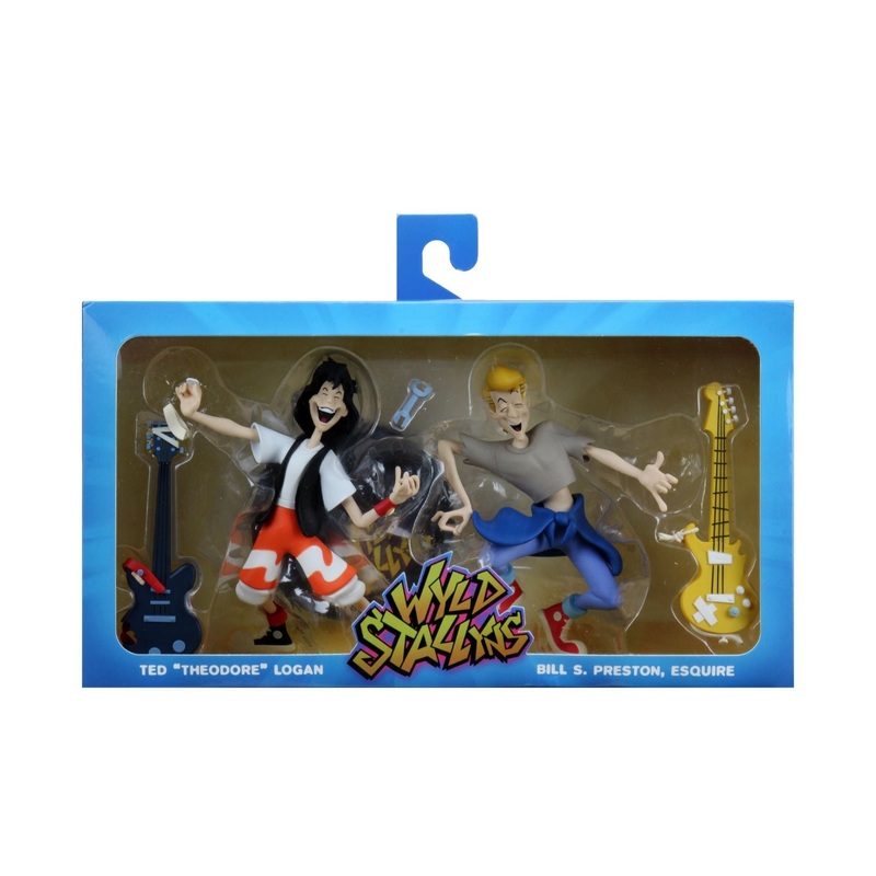 NECA Bill and Ted’s Excellent Adventure 6 Scale Action Figure Toony Classics Bill and Ted 2 Pack