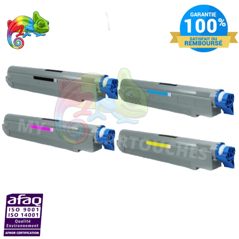 Pack de 4 Toner  Xerox Phaser 7400  compatible ( B/C/M/Y ) 106R01080/79/78/77
