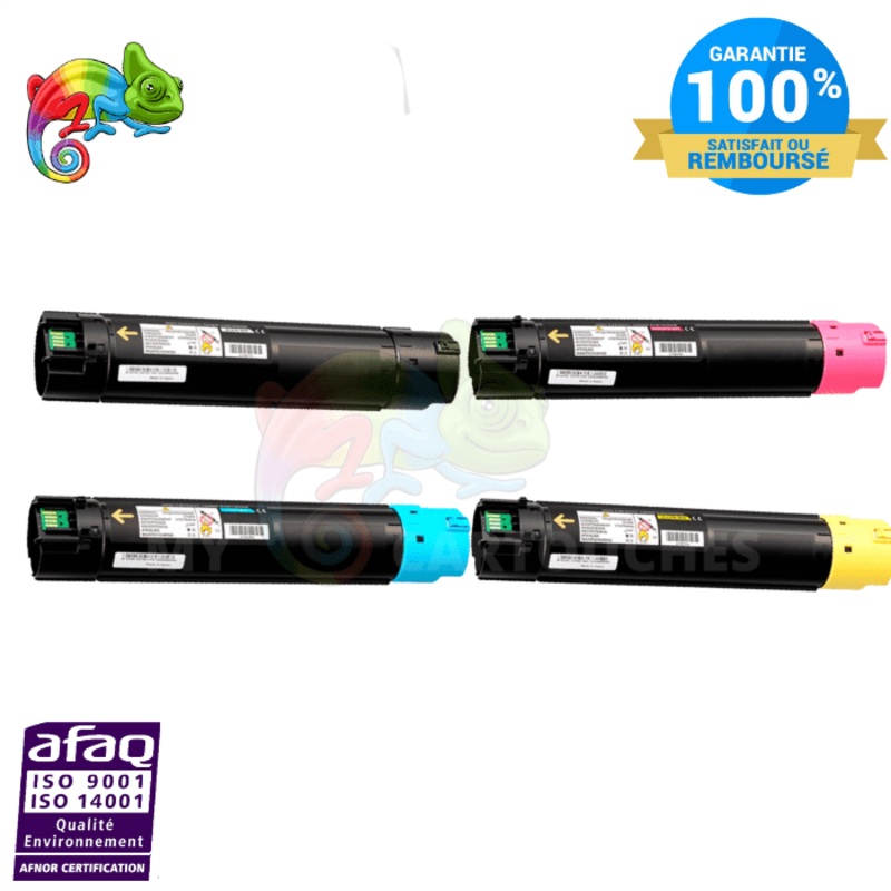 Pack de 4 Toners Compatible  Pour Epson WorkForce AL-C500 ( BCMY )