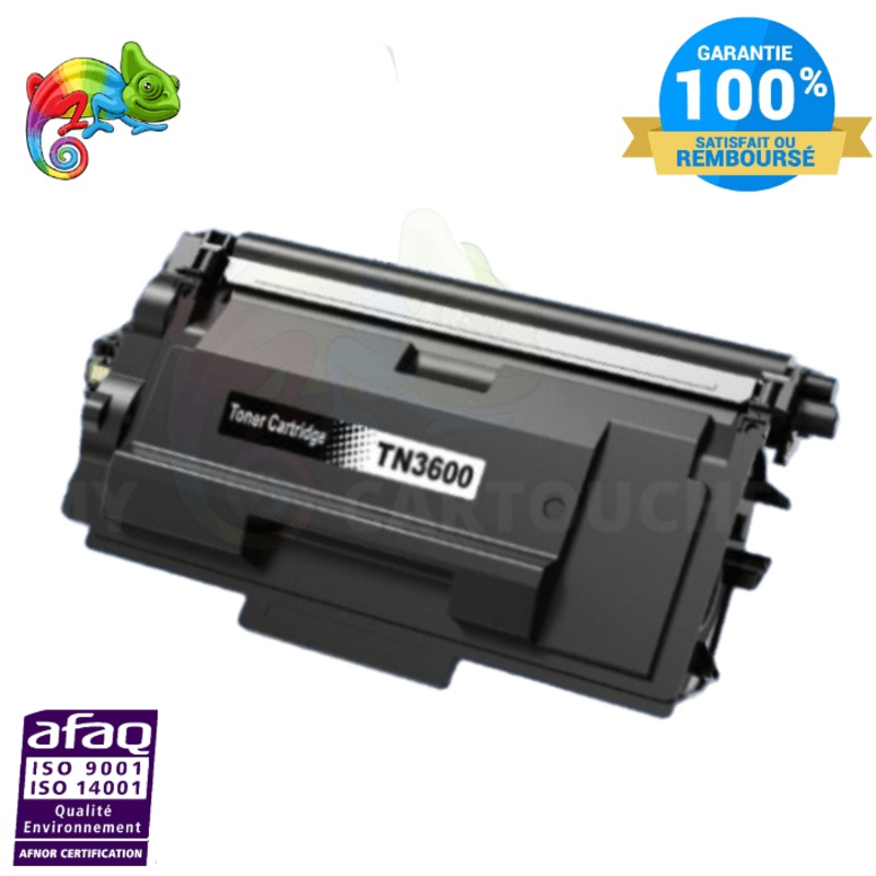 Toner Pour Brother TN-3600  Noir Compatible Brother