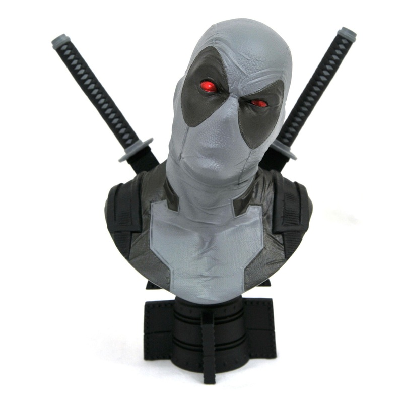 Diamond Select Marvel Legends in 3D X-Force Deadpool 1:2 Scale Bust – SDCC 2019 Exclusive