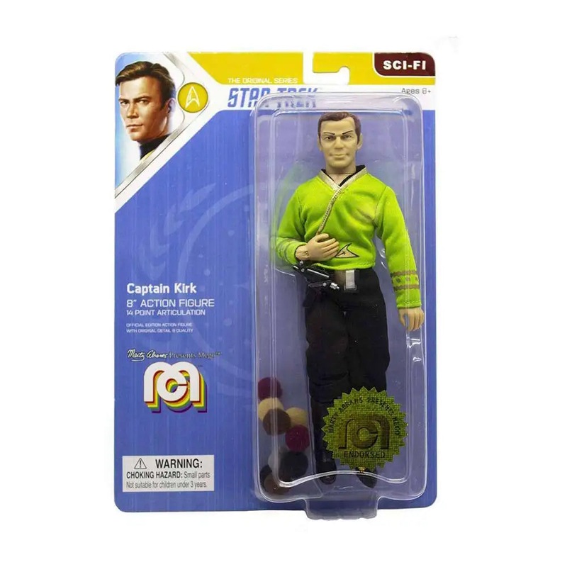 Mego Star Trek Capt. Kirk Green Shirt 8 Inch Action Figure