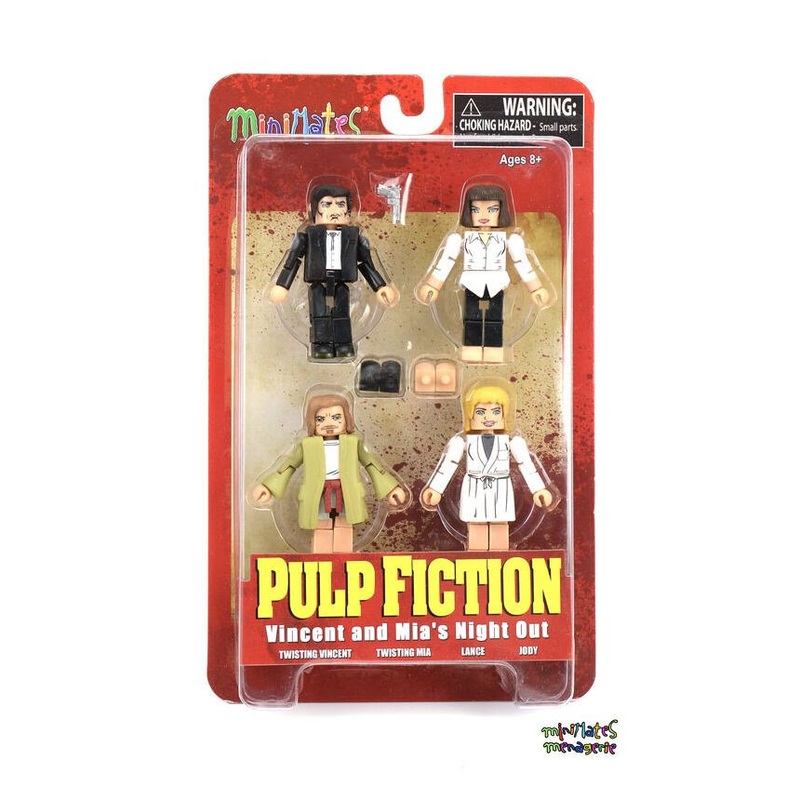 Pulp Fiction Minimates Vincent and Mias Night Out
