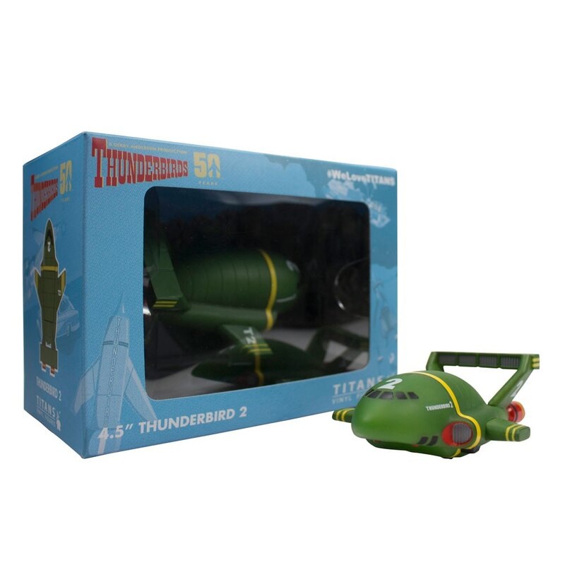 Thunderbirds Thunderbird 2 Vehicle 4 1/2-Inch Vinyl Figure