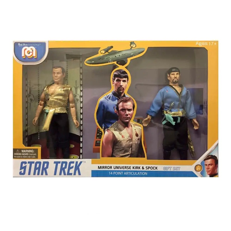Mego Star Trek Mirror Universe Kirk and Spock 2 Pack