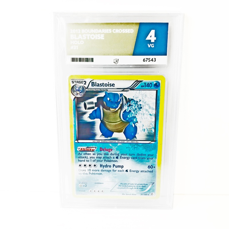 Pokemon Blastoise Boundaries Crossed Holo ACE Grading 4