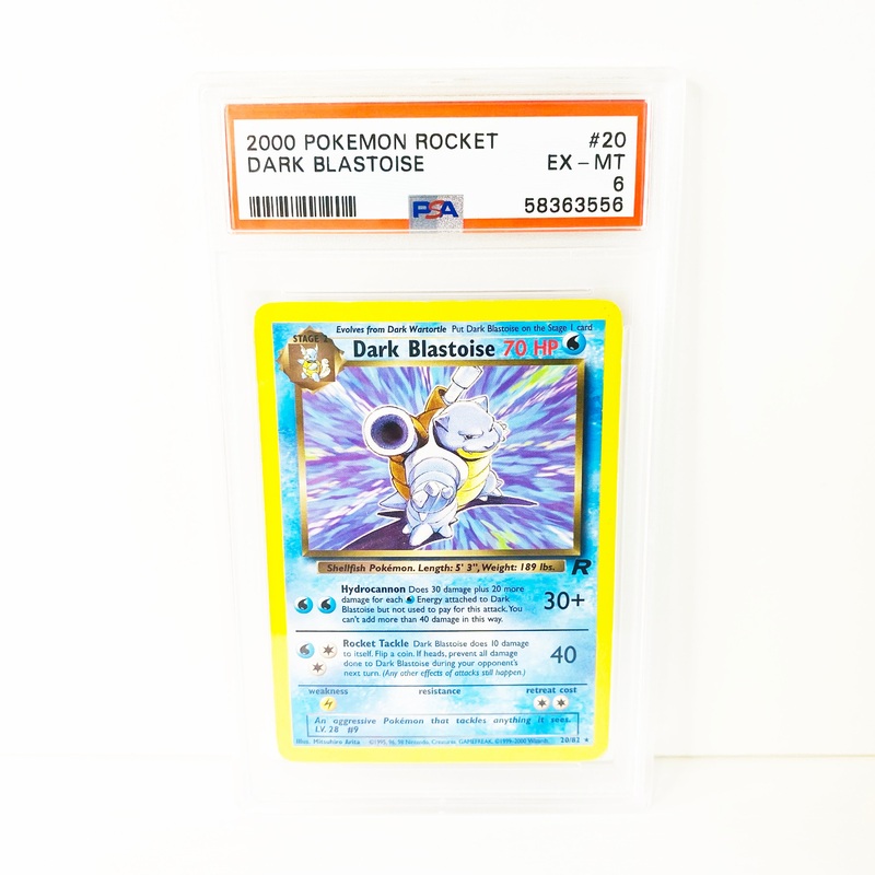 Pokemon Dark Blastoise Team Rocket PSA 6