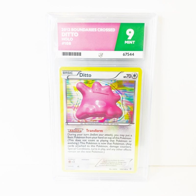 Pokemon Ditto Holo Boundaries Cross ACE Grading 9