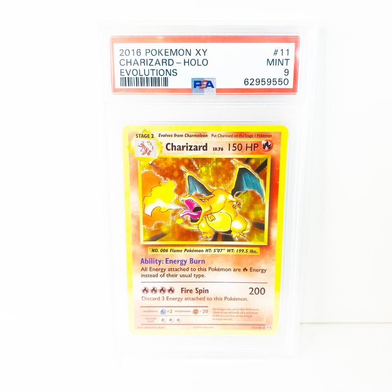 Pokemon Evolutions Charizard Holo PSA 9