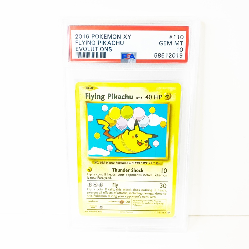 Pokemon Evolutions Flying Pikachu PSA 10