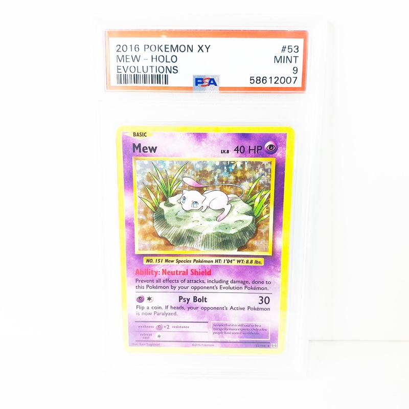 Pokemon Evolutions Mew Holo PSA 9