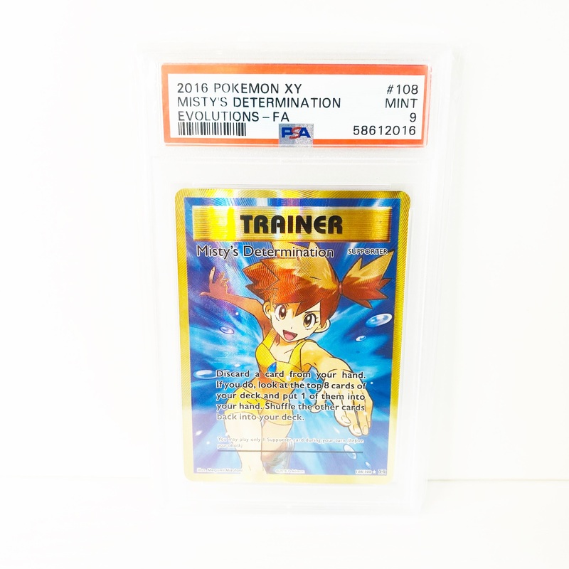 Pokemon Evolutions Misty’s Determination Full Art PSA 9
