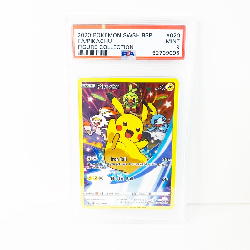 Pokemon Pikachu Full Art Figure Collection PSA 9
