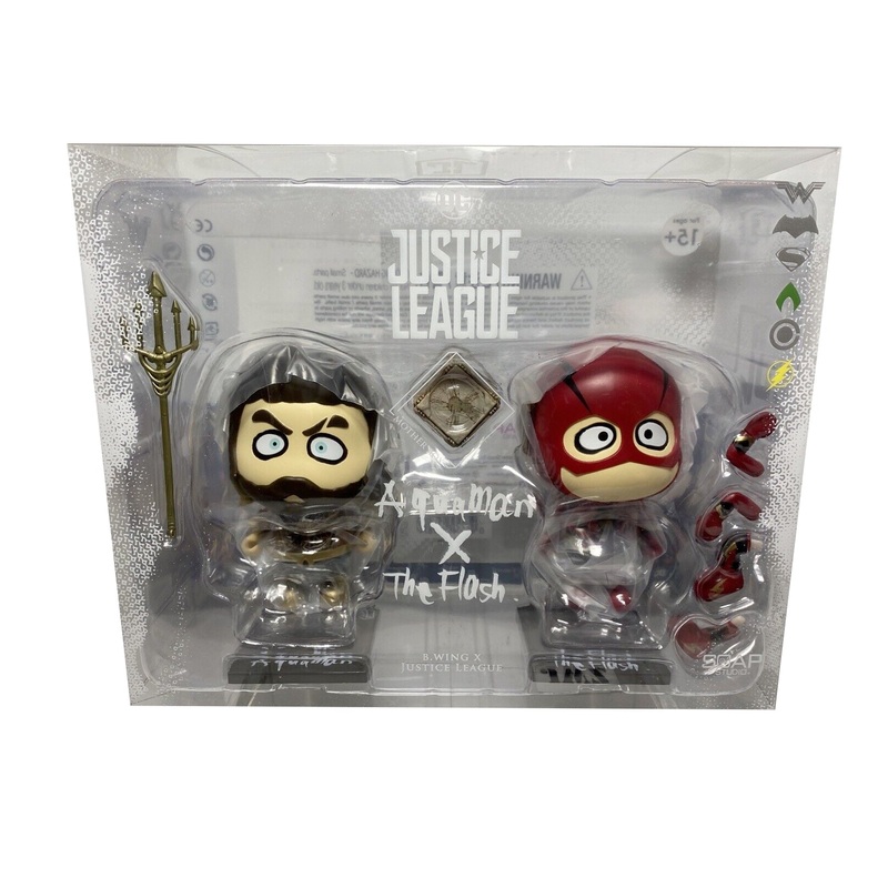 Soap Studios B.Wing X Justice League Aquaman and Flash 4 Collectable Figure