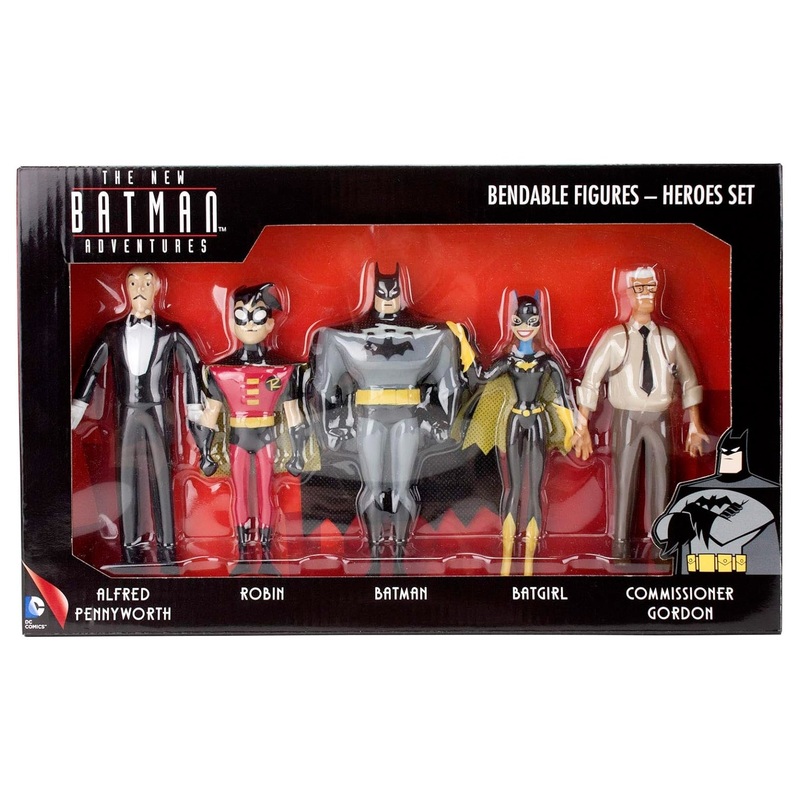 New Adventures of Batman Heroes Bendable Figure Boxed Set
