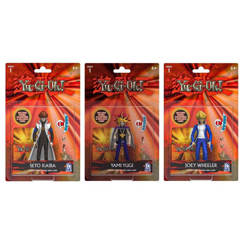 Yu-Gi-Oh! Yami Yugi Kaiba and Joey 5 Inch Action Figure Set YuGiOh