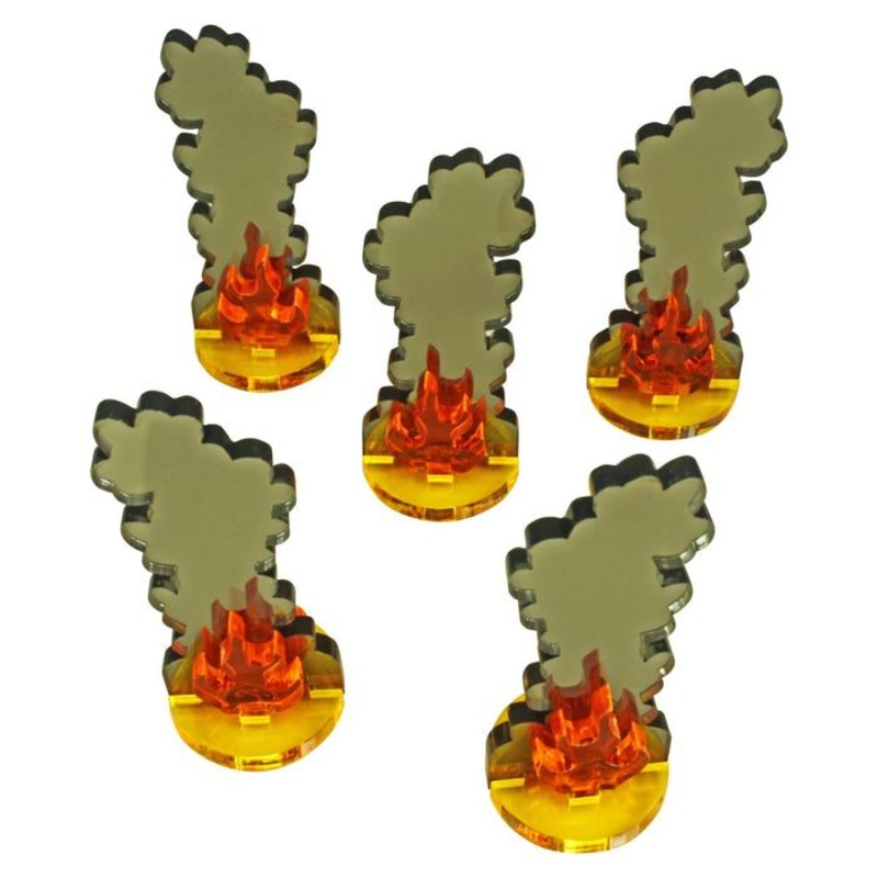 Litko Flaming Wreckage Marker, Medium (x5)