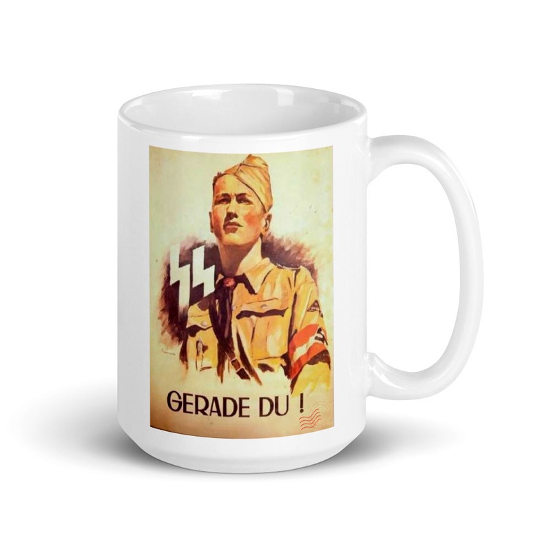 WW2 German Propaganda Poster Mug