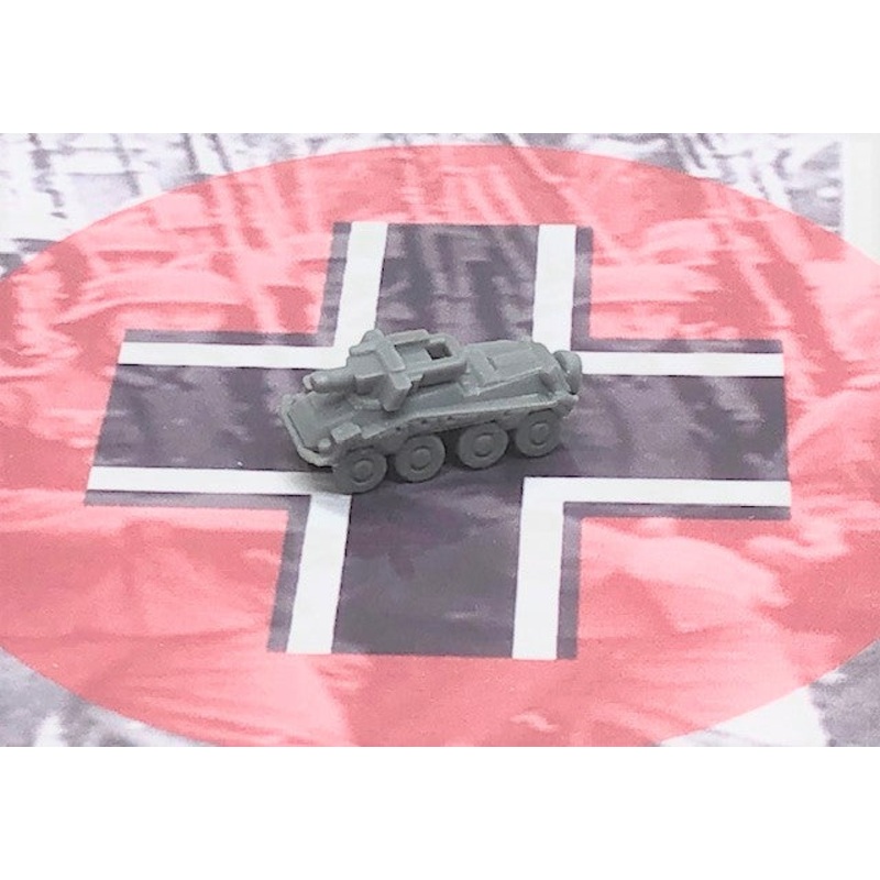 1/285 3D Printed German Sd.Kfz 234-3 Scout Car (x10)