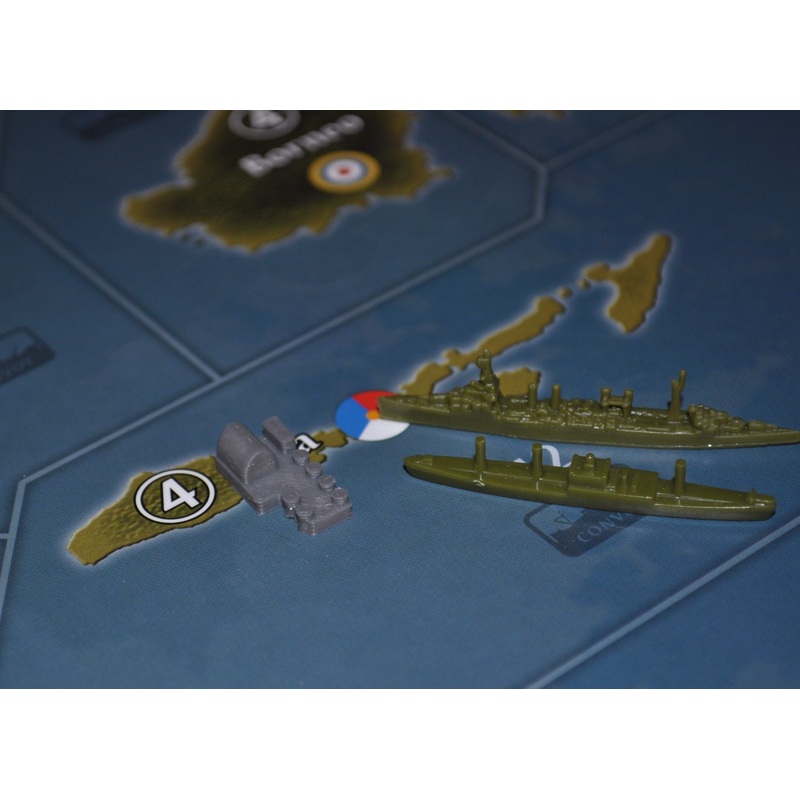 3D Printed Small Naval Base (x10)