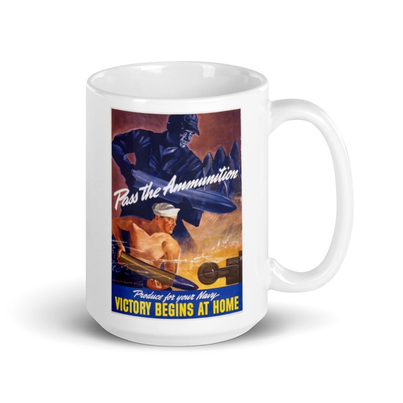 WW2 Recruitment Combat Coffee Mug