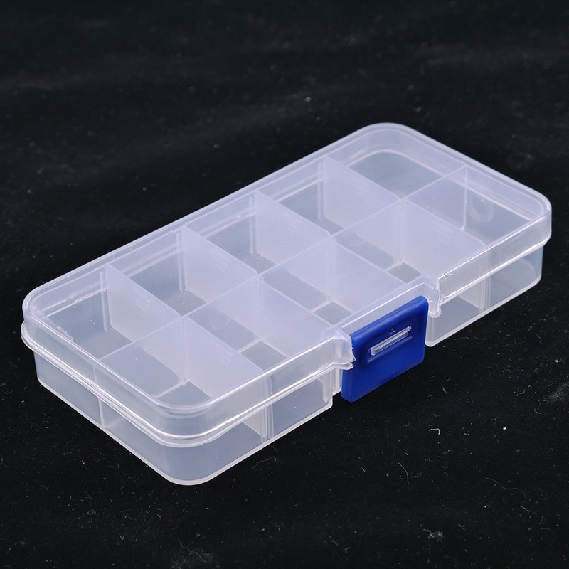 10 Slot Adjustable Storage Organizer Box