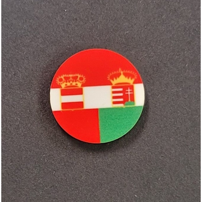10pc Austria-Hungary Flag Roundel Set