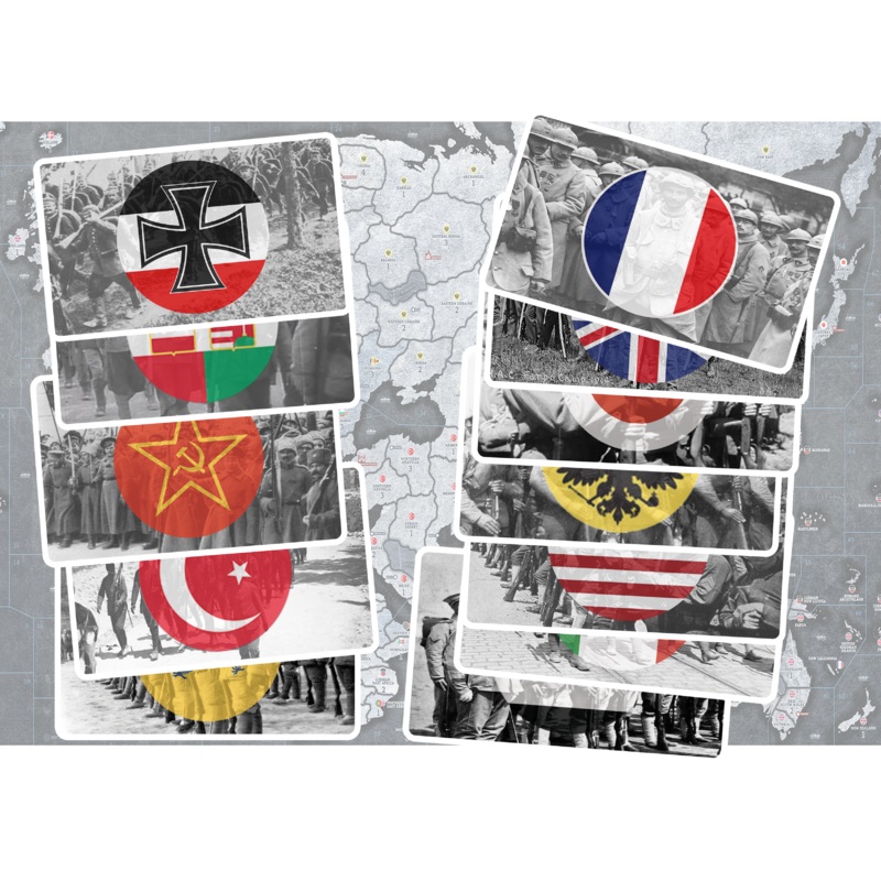 12pc Kings & Kaisers Combat Label Set