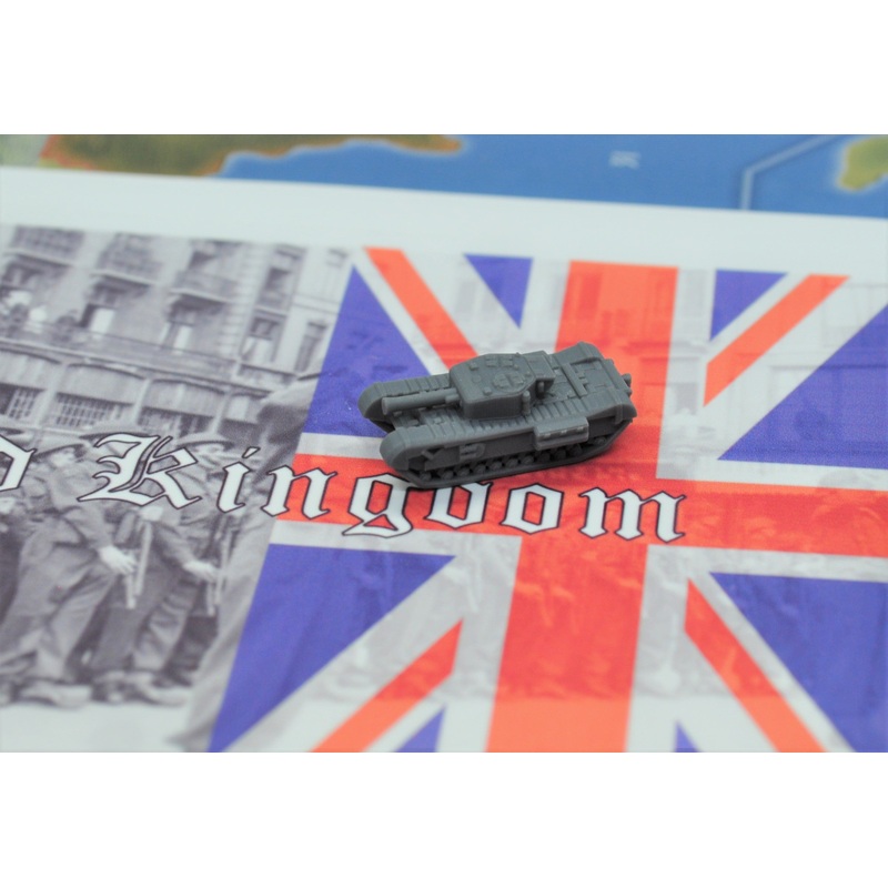 3D Printed 1/285 Scale British Churchill Tank Set (x5)