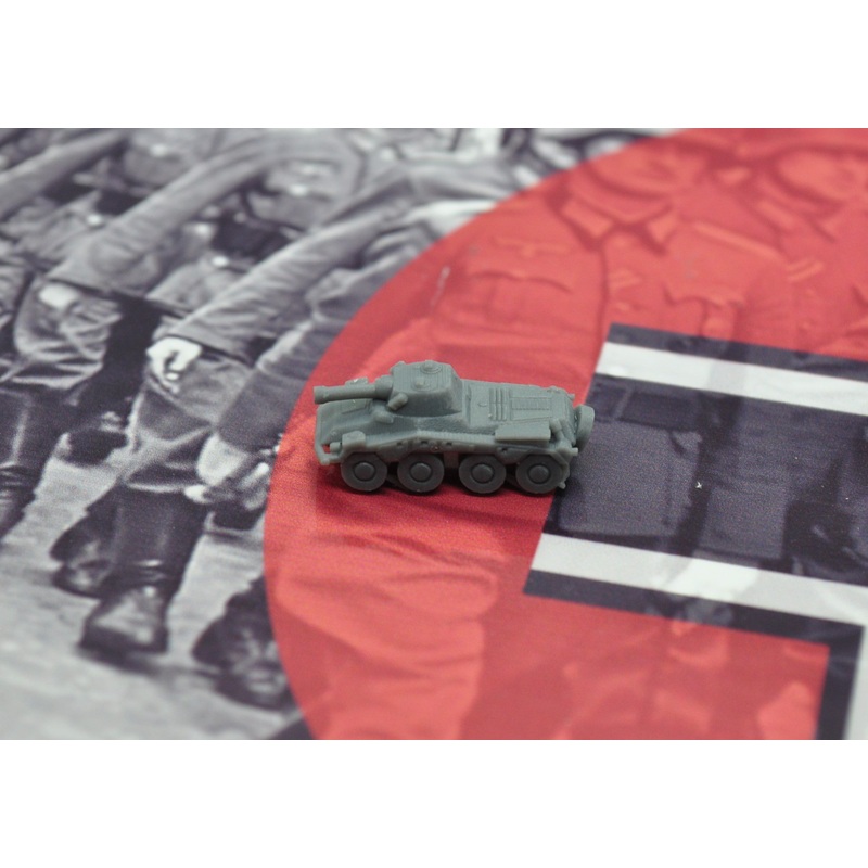 3D Printed 10pc German Armored Car SDKZ