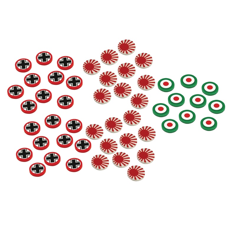 50 Piece Axis & Allies Global 1940 Axis Roundel Upgrade.