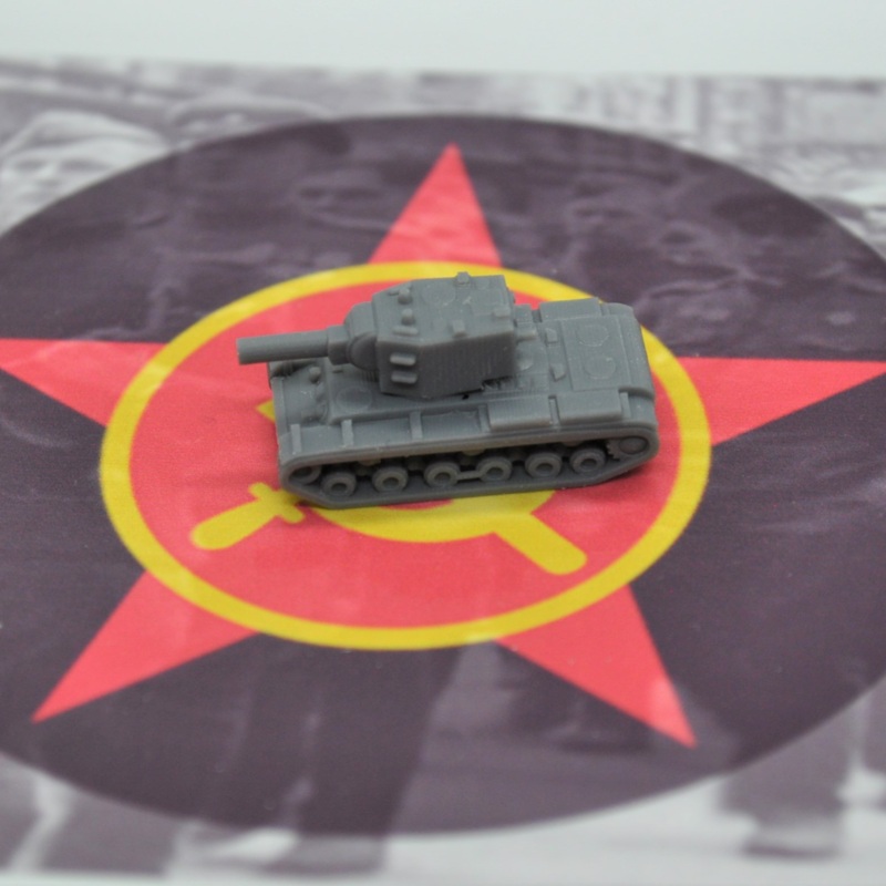5pc 3D Printed Russian KV-1 Heavy Tank