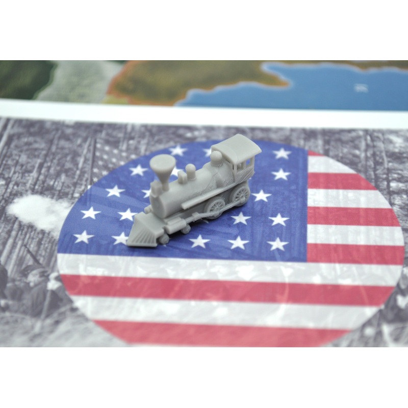 3D Printed Civil War Area Steam Engine (x10)