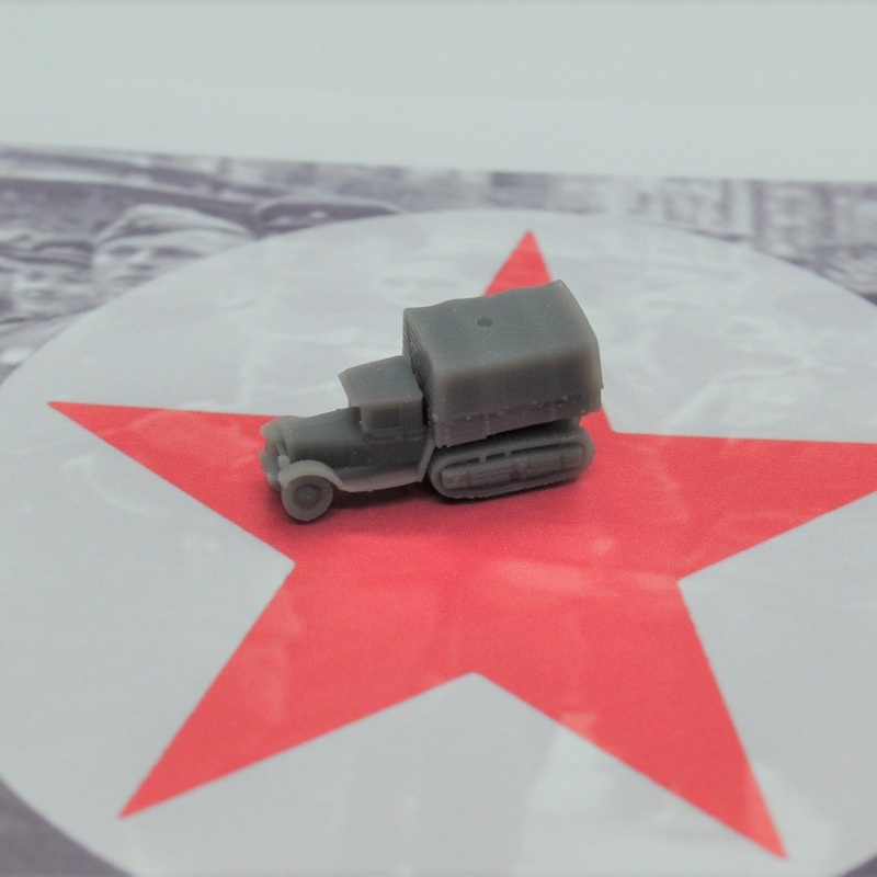 3D Printed Russian ZIS-42M Cargo Truck (x10)