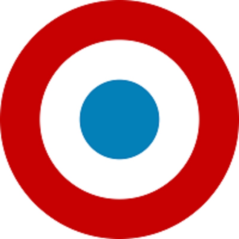 French Airforce Roundel (x10)