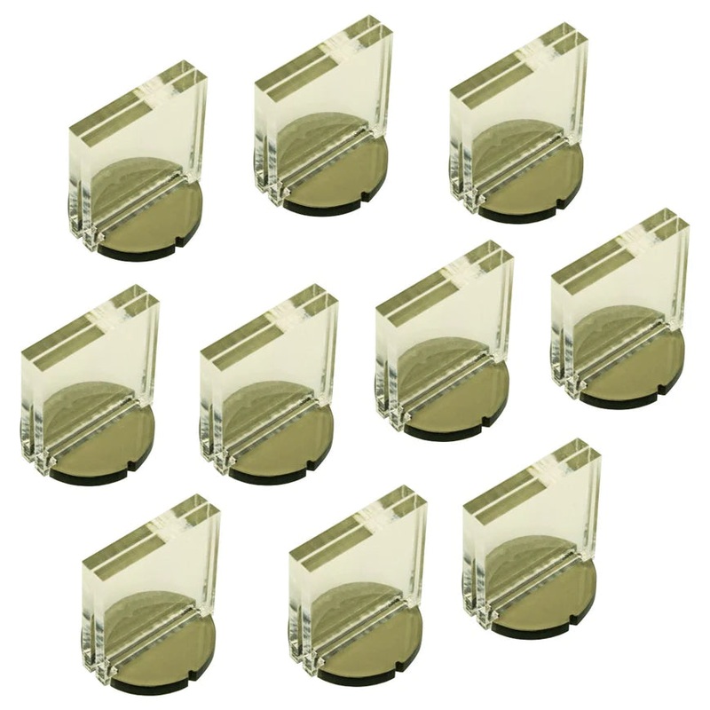 1-inch Circle Base Paper Figure Stand, 1×1 inch Tall Slot (x10)