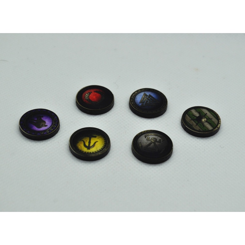 138 Piece Rome: Rising Empires Control Marker Set