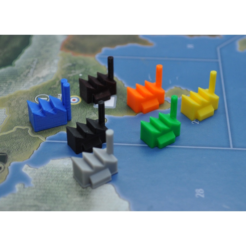 3D Printed Single Stack Industrial Complex (x10)