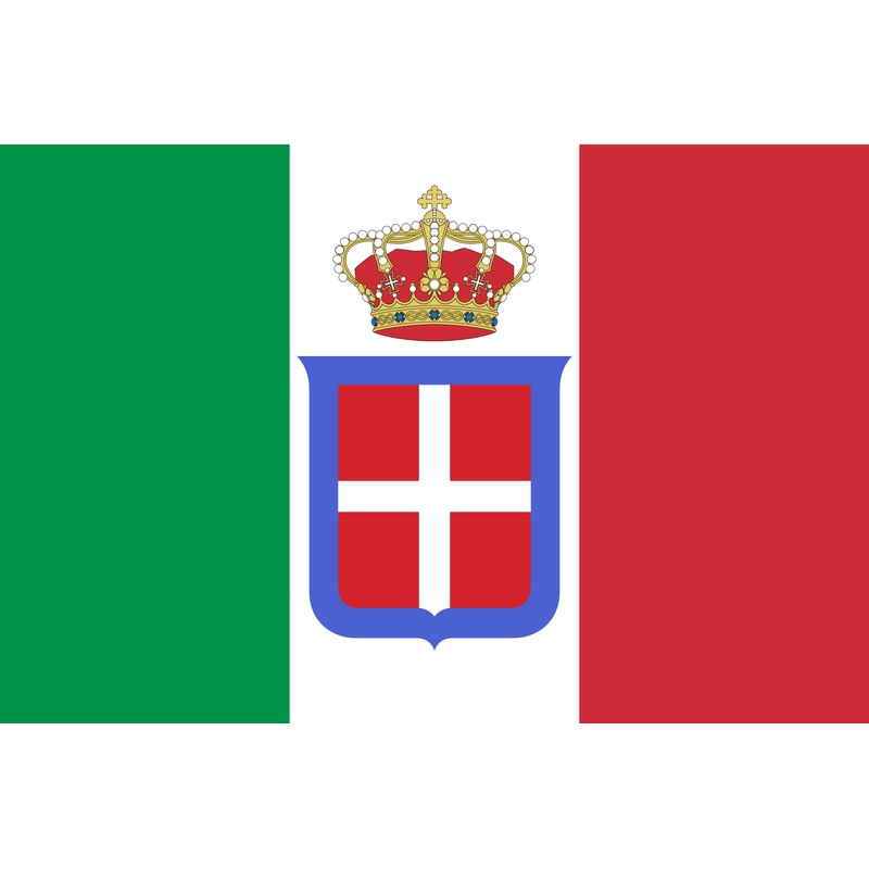 Acrylic Flag of Italy (1861-1946) Token (x10)