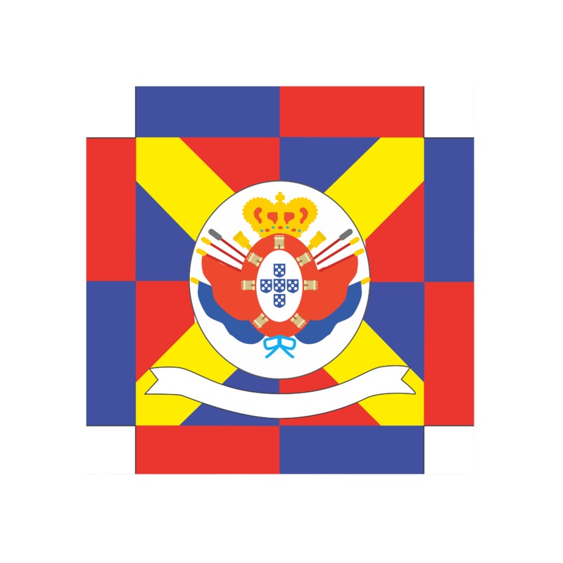 Acrylic Napoleonic Flag of Portugal  Token (x10)