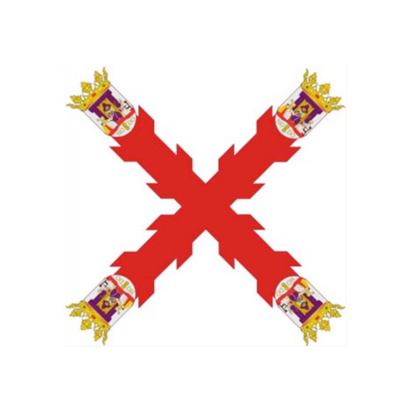 Acrylic Napoleonic Flag of Spain Token (x10)