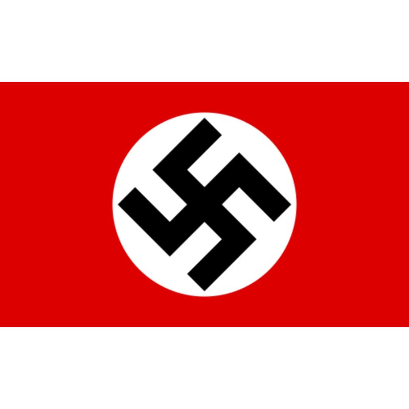 Acrylic WW2 Nazi Flag Token (x10)
