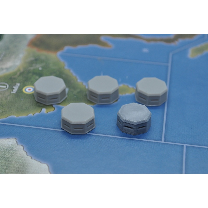 Octagon Pill Box Bunker (x5)