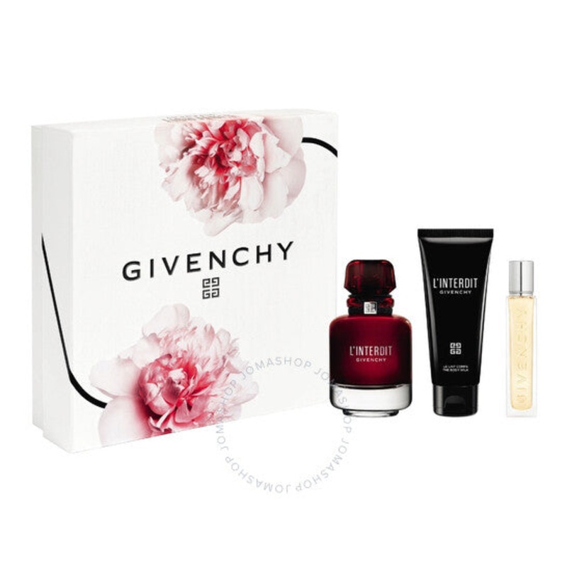 L Interdit Rouge 80ml edp 3 pc Set