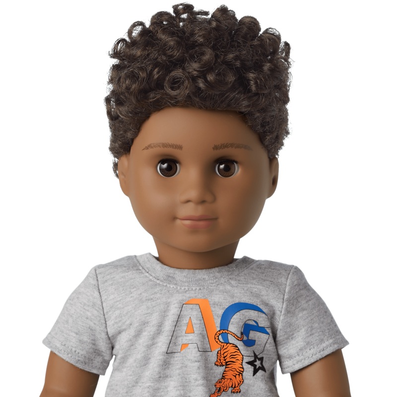 Truly Me 18-inch Doll #113 with curly dark-brown hair