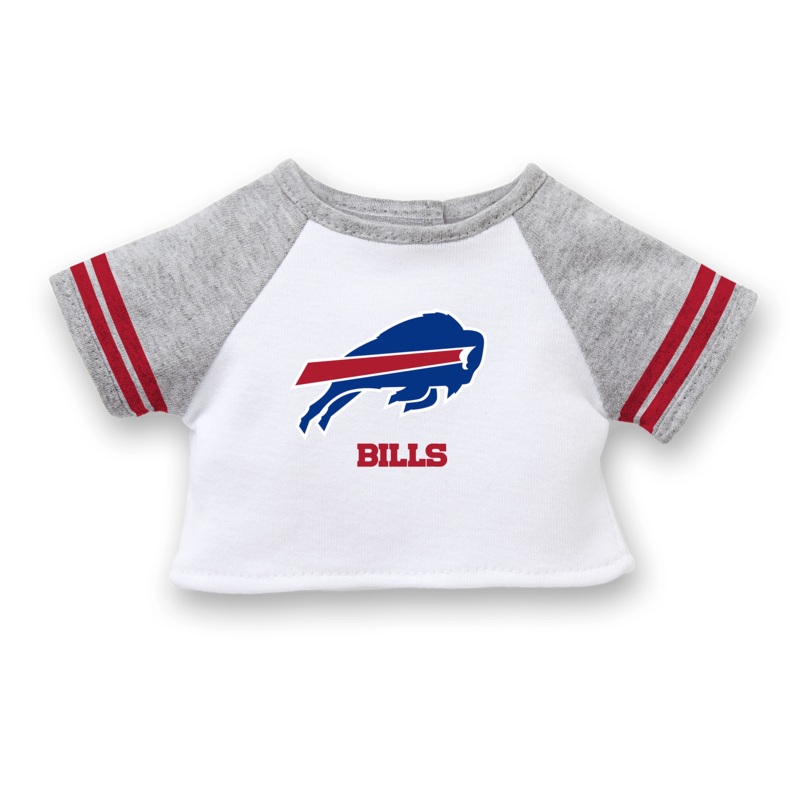 American Girl x NFL Buffalo Bills Fan Tee for 18-inch Dolls