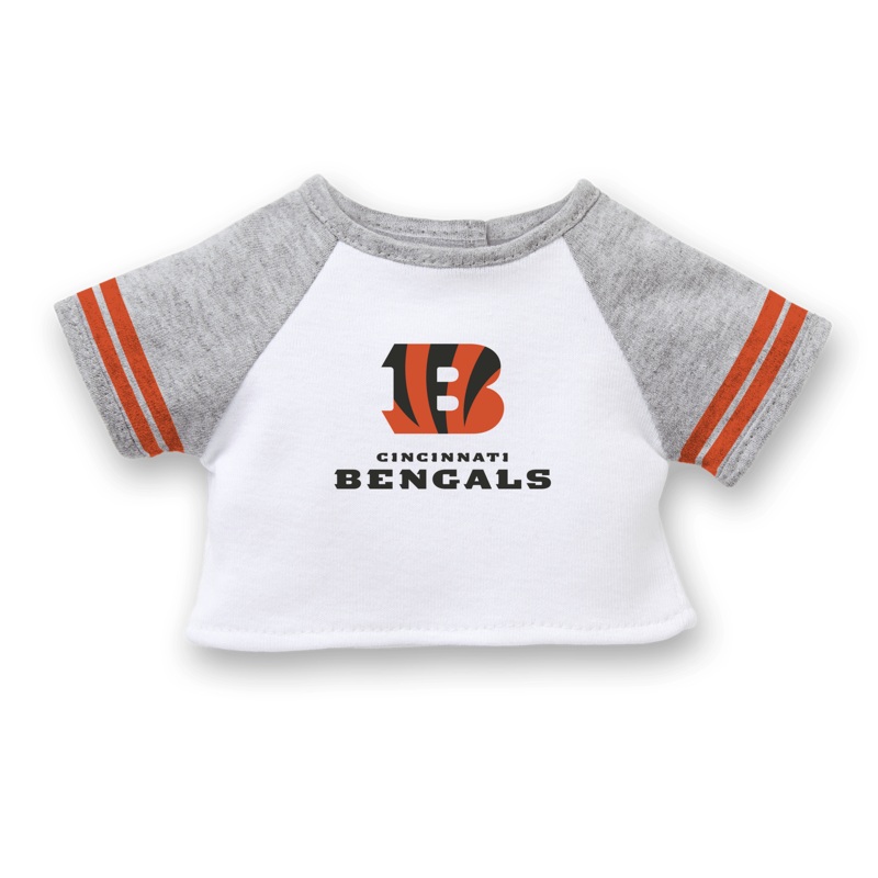 American Girl x NFL Cincinnati Bengals Fan Tee for 18-inch Dolls