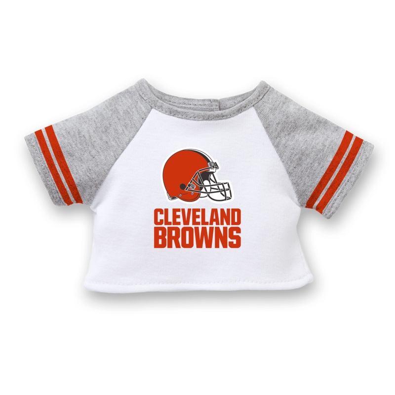 American Girl x NFL Cleveland Browns Fan Tee for 18-inch Dolls