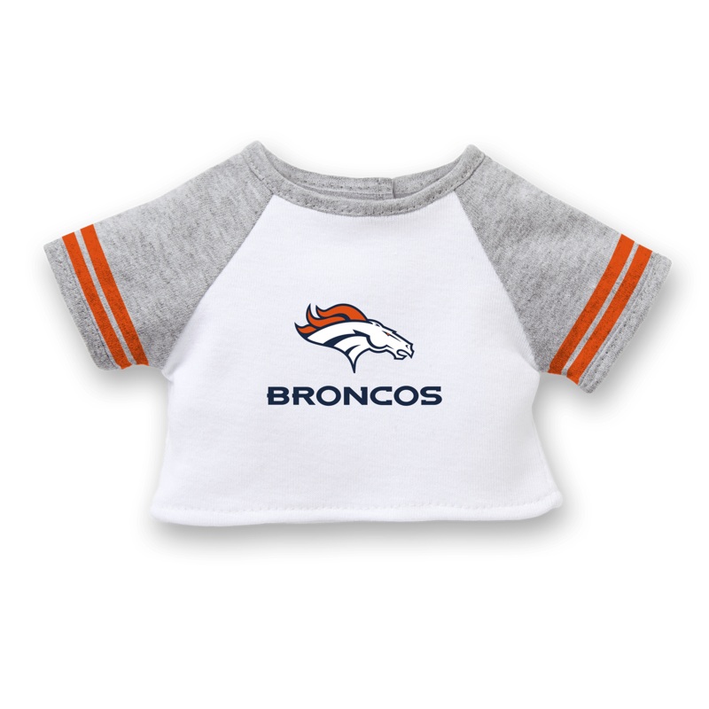 American Girl x NFL Denver Broncos Fan Tee for 18-inch Dolls