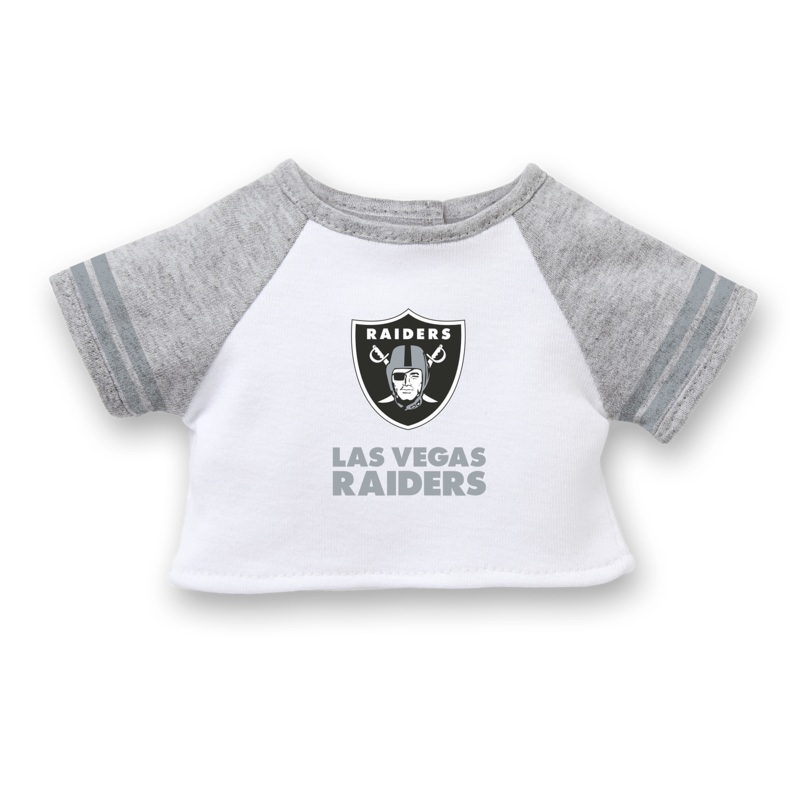 American Girl x NFL Raiders Fan Tee for 18-inch Dolls